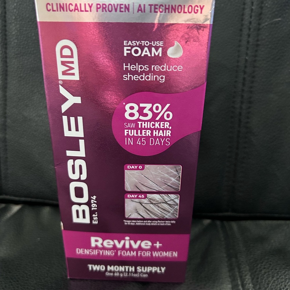 Bosley MD Revive+ Densifying Foam For Women Two Month Supply 60g/2.11oz.